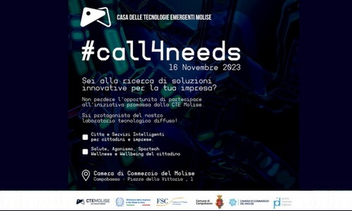 Presentazione della Call per la CTE Molise del 16 novembre alla Camera di Commercio del Molise